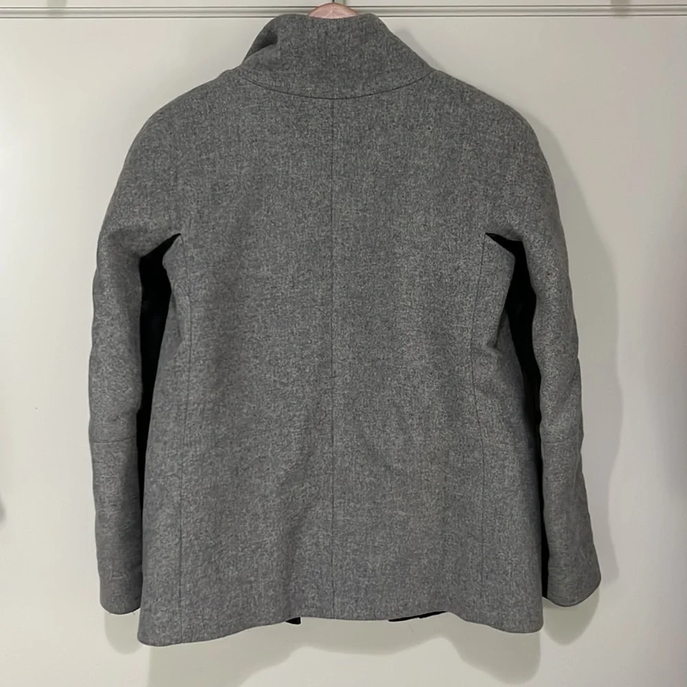 DANIER Wool and Leather Coat - Picture 5 of 6